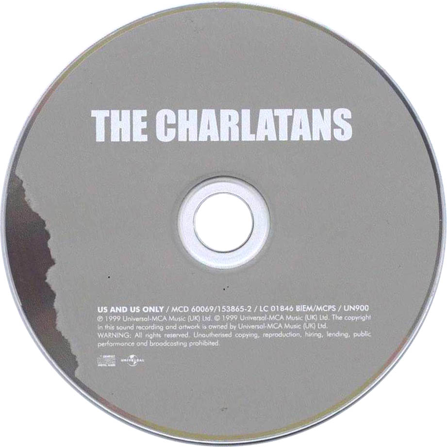 Cartula Cd de The Charlatans - Us And Us Only
