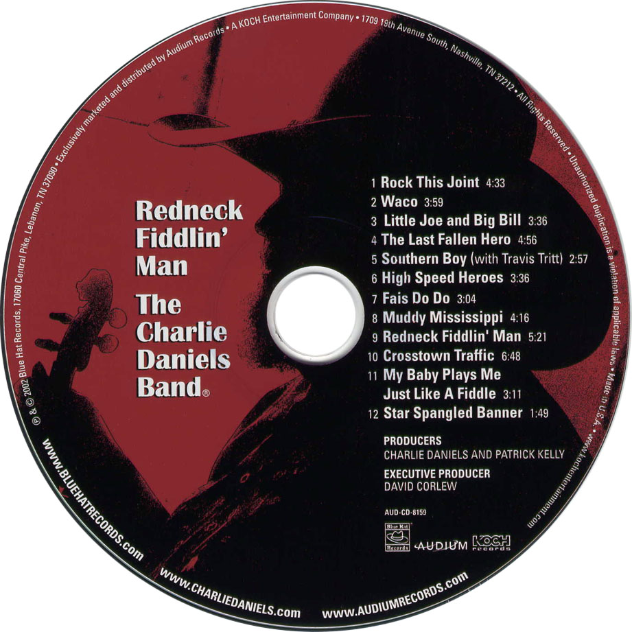 Cartula Cd de The Charlie Daniels Band - Redneck Fiddlin' Man