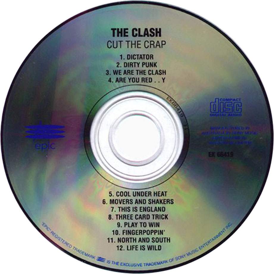 Cartula Cd de The Clash - Cut The Crap