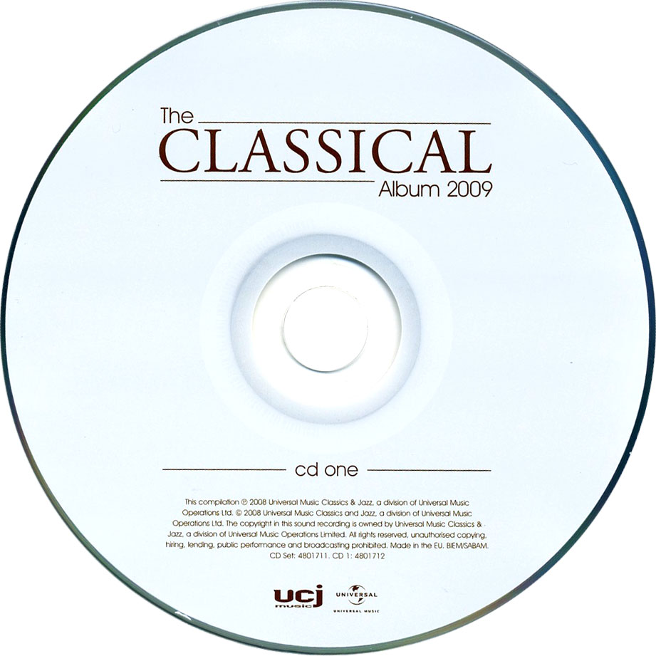 Cartula Cd1 de The Classical Album 2009