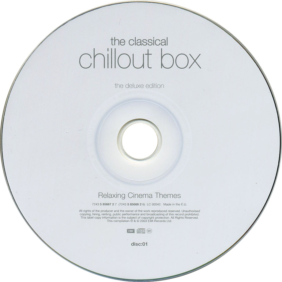 Cartula Cd1 de The Classical Chillout Box (The Deluxe Edition)