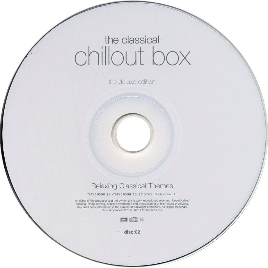 Cartula Cd2 de The Classical Chillout Box (The Deluxe Edition)