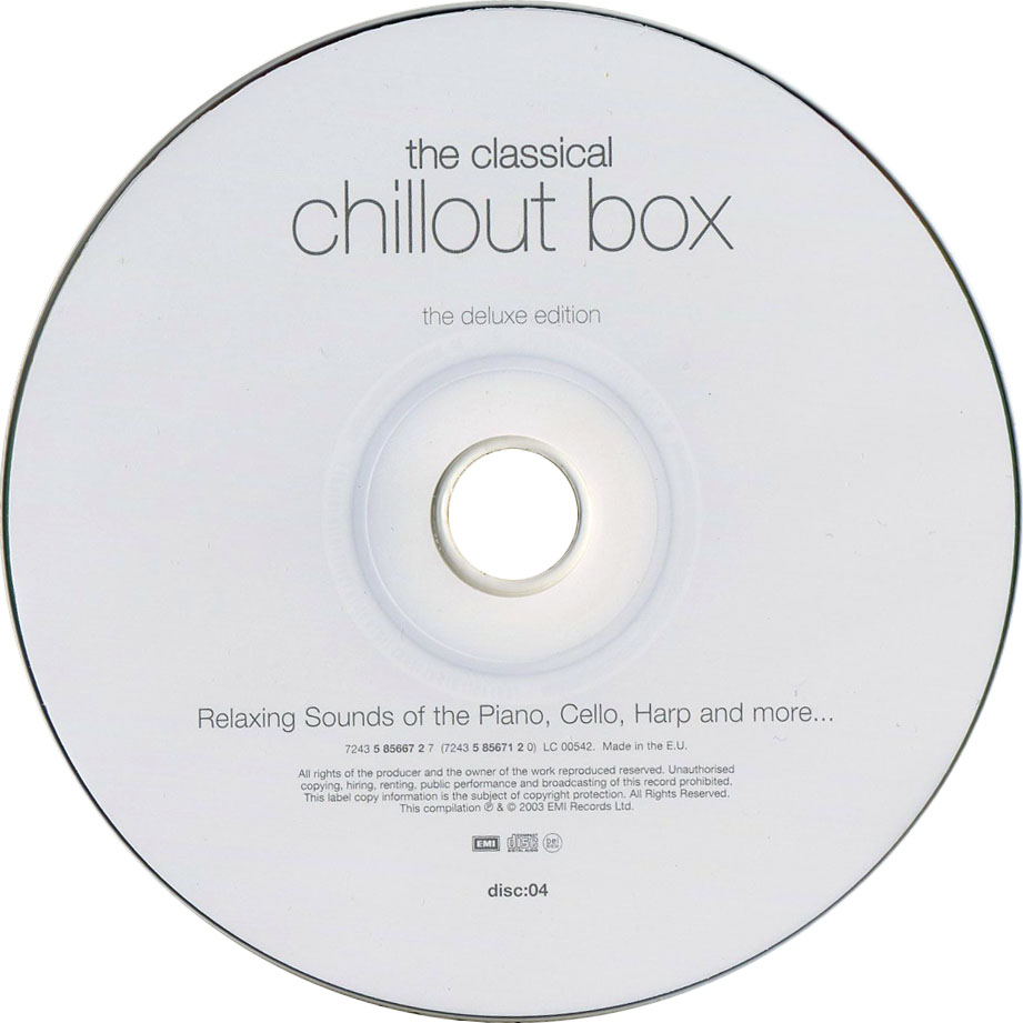 Cartula Cd4 de The Classical Chillout Box (The Deluxe Edition)