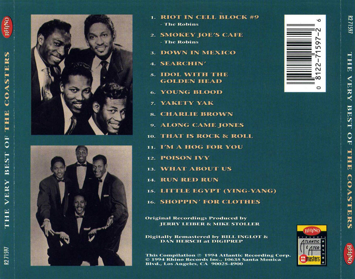 Cartula Trasera de The Coasters - The Very Best Of The Coasters