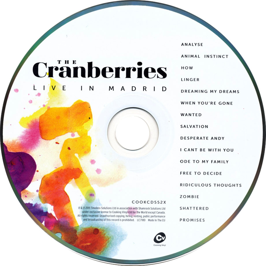 Cartula Cd2 de The Cranberries - Roses (Deluxe Edition)