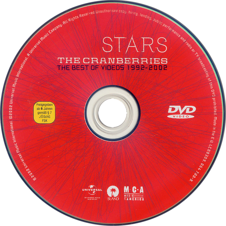 Cartula Dvd de The Cranberries - Stars: The Best Of Videos 1992-2002 (Dvd)