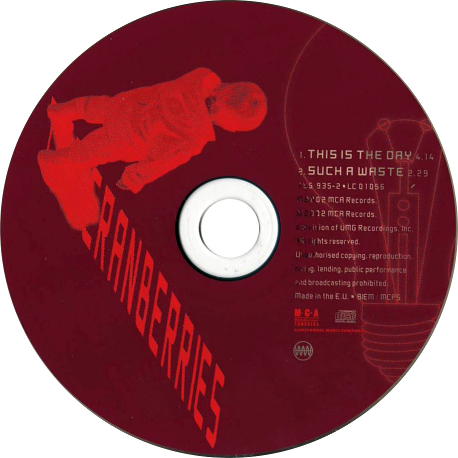 Cartula Cd de The Cranberries - This Is The Day (Cd Single)