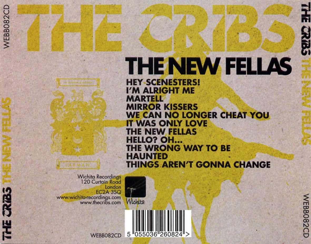 Cartula Trasera de The Cribs - The New Fellas