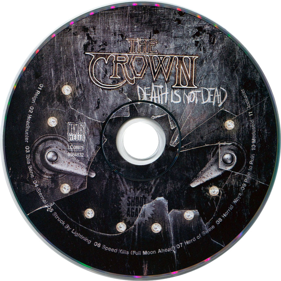 Cartula Cd de The Crown - Death Is Not Dead