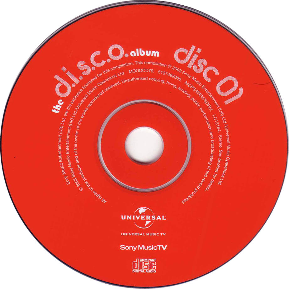 Cartula Cd1 de The Disco Album