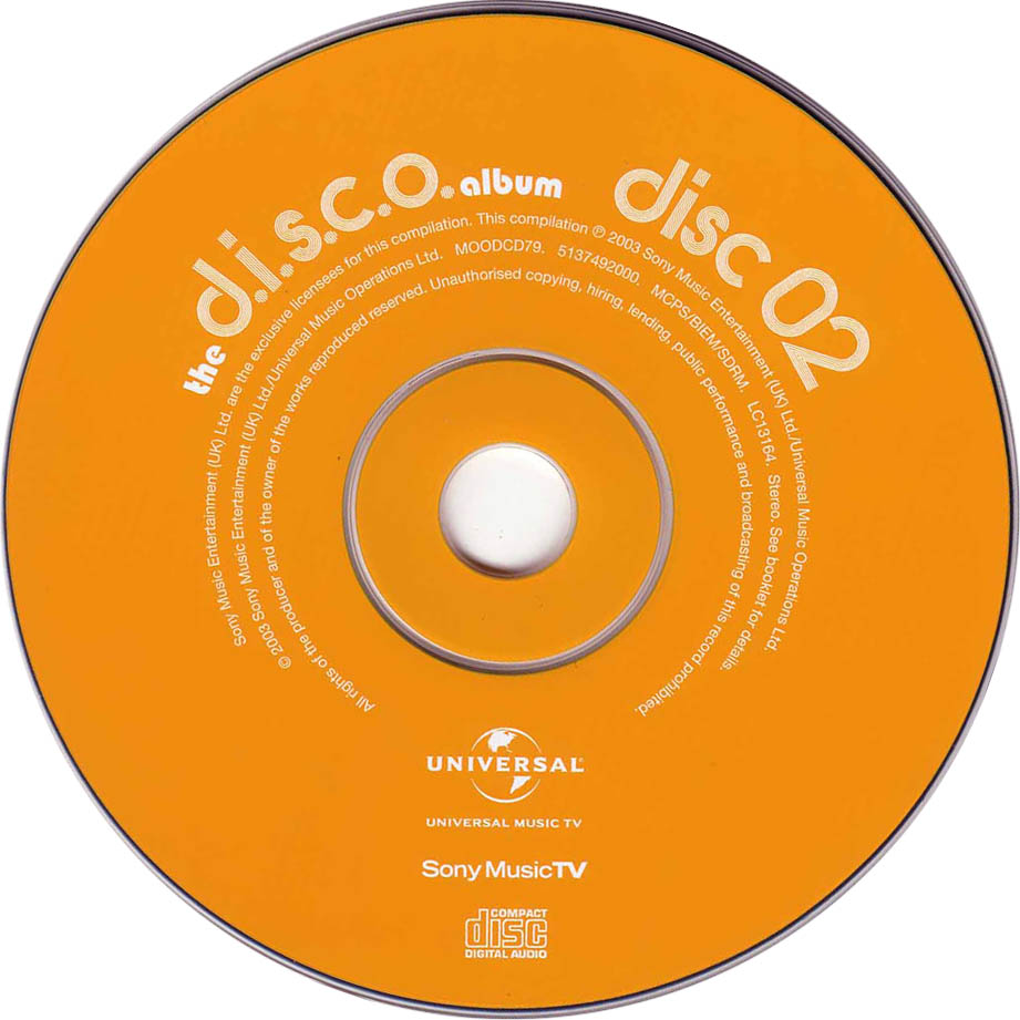 Cartula Cd2 de The Disco Album
