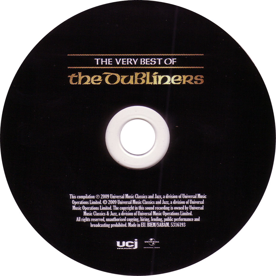 Cartula Cd de The Dubliners - The Very Best Of The Dubliners