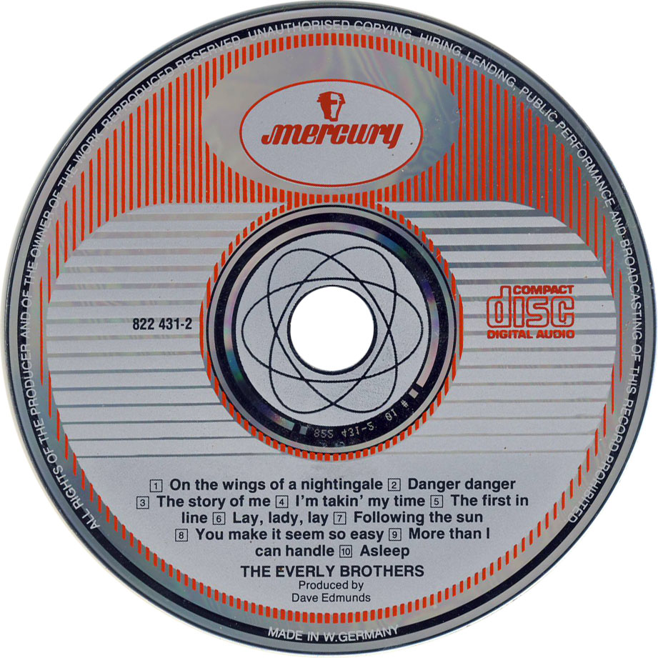 Cartula Cd de The Everly Brothers - Eb 84