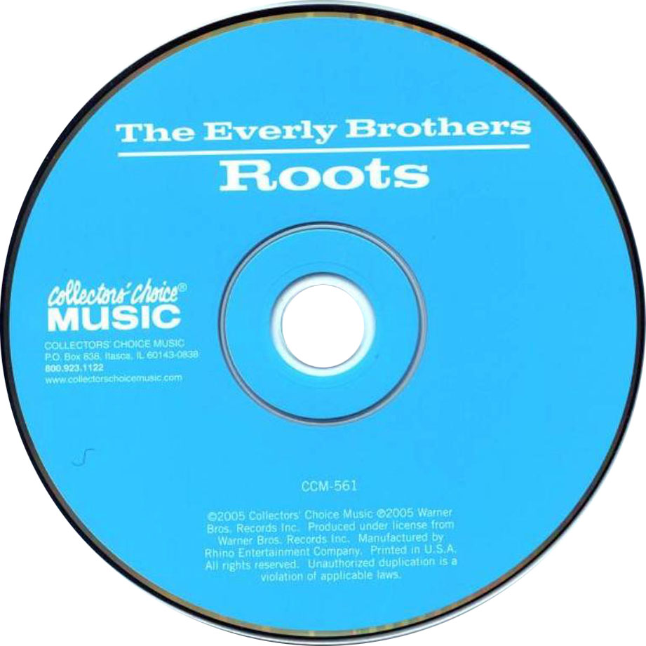 Cartula Cd de The Everly Brothers - Roots