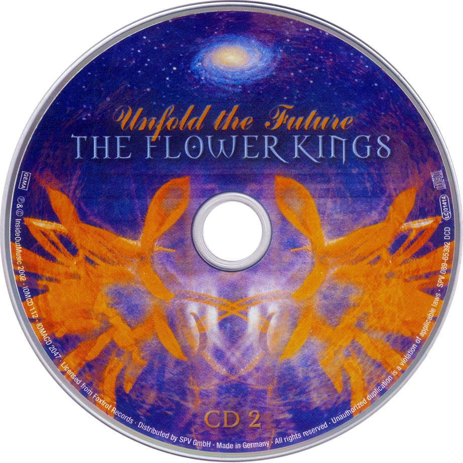 Cartula Cd2 de The Flower Kings - Unfold The Future