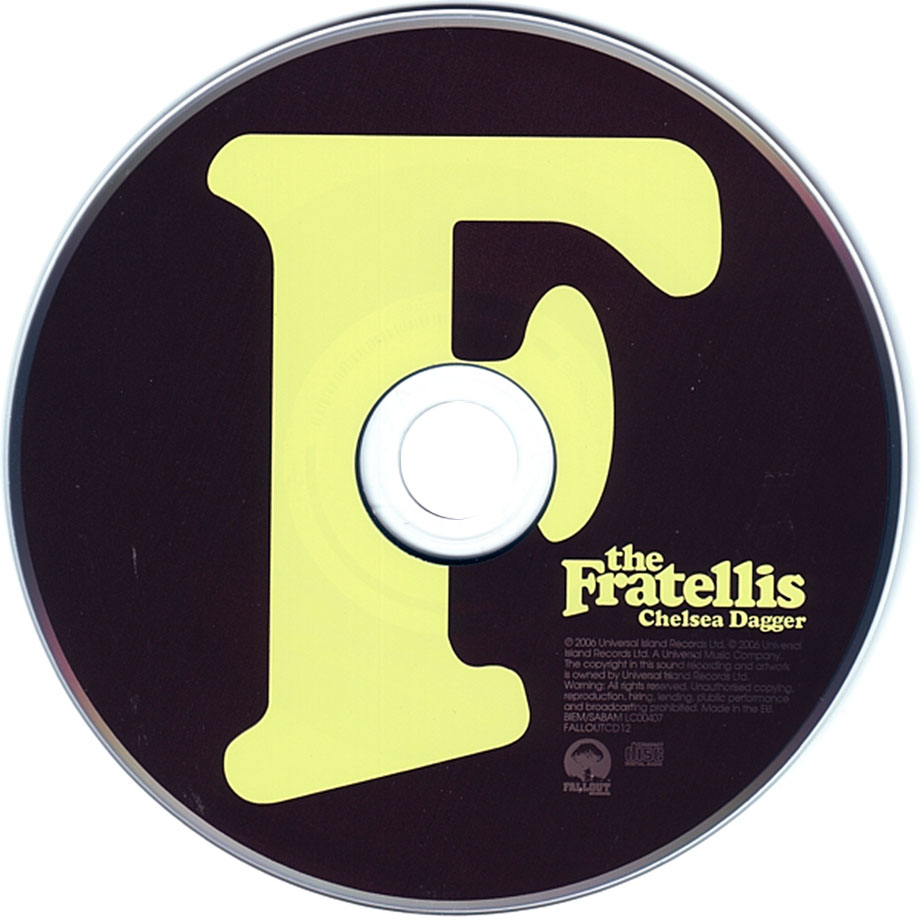 Cartula Cd de The Fratellis - Chelsea Dagger (Cd Single)