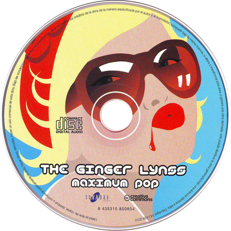 Cartula Cd de The Ginger Lynss - Maximum Pop