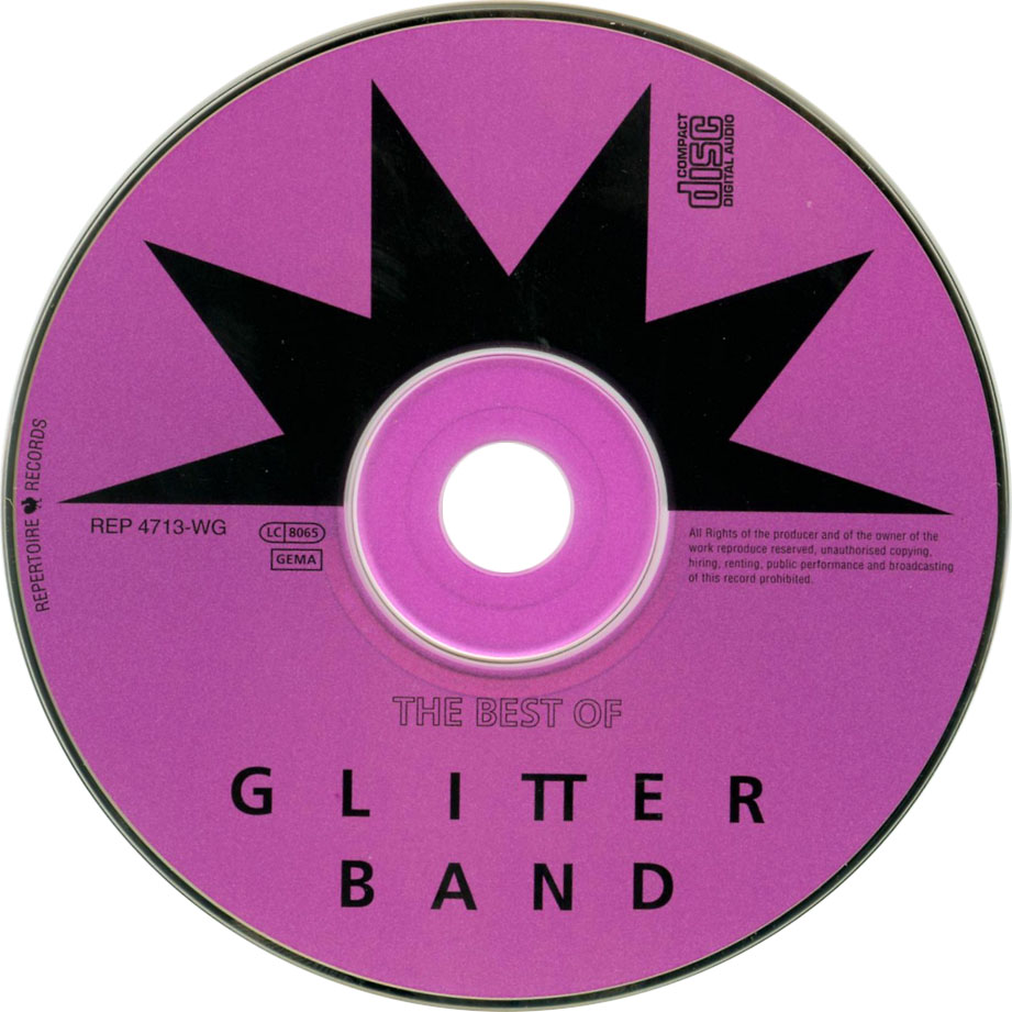 Cartula Cd de The Glitter Band - The Best Of The Glitter Band