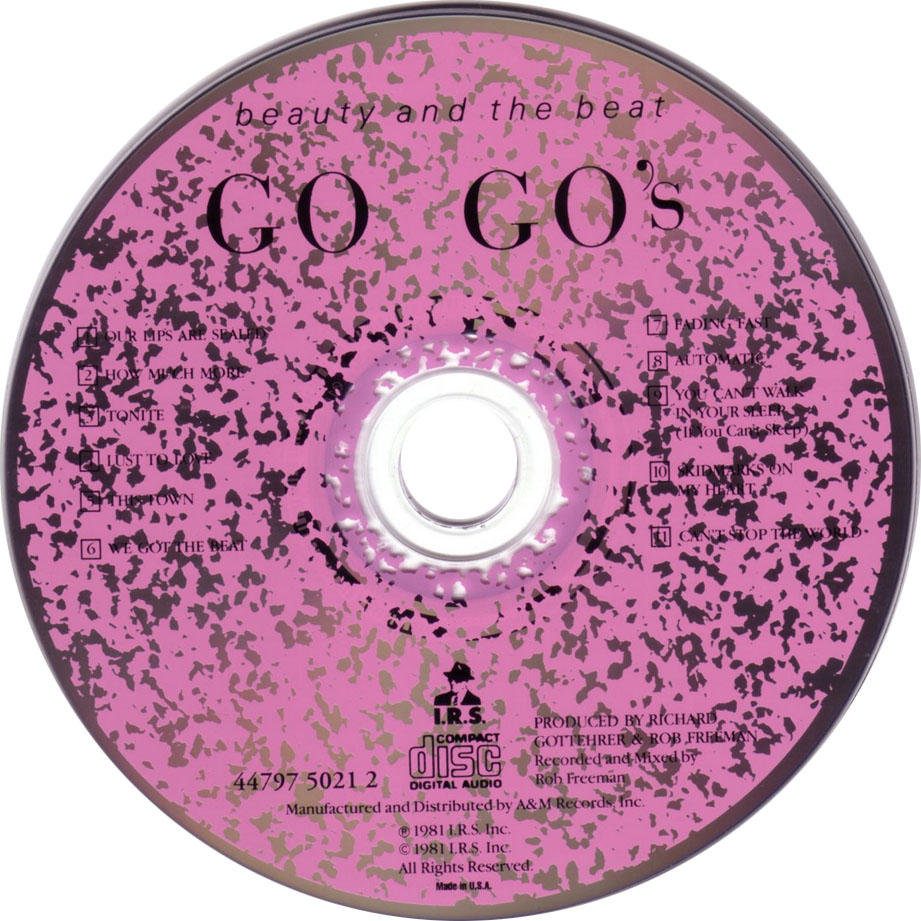 Cartula Cd de The Go-Go's - Beauty And The Beat