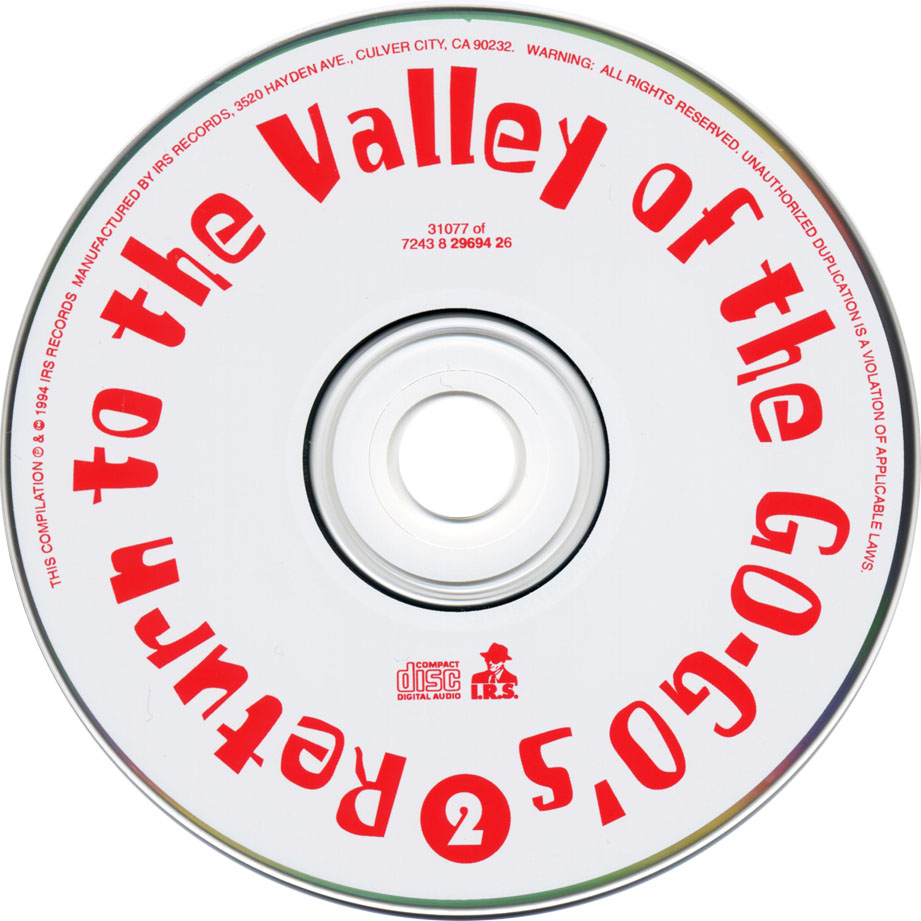 Cartula Cd2 de The Go-Go's - Return To The Valley Of The Go-Go's (2 Cd's)