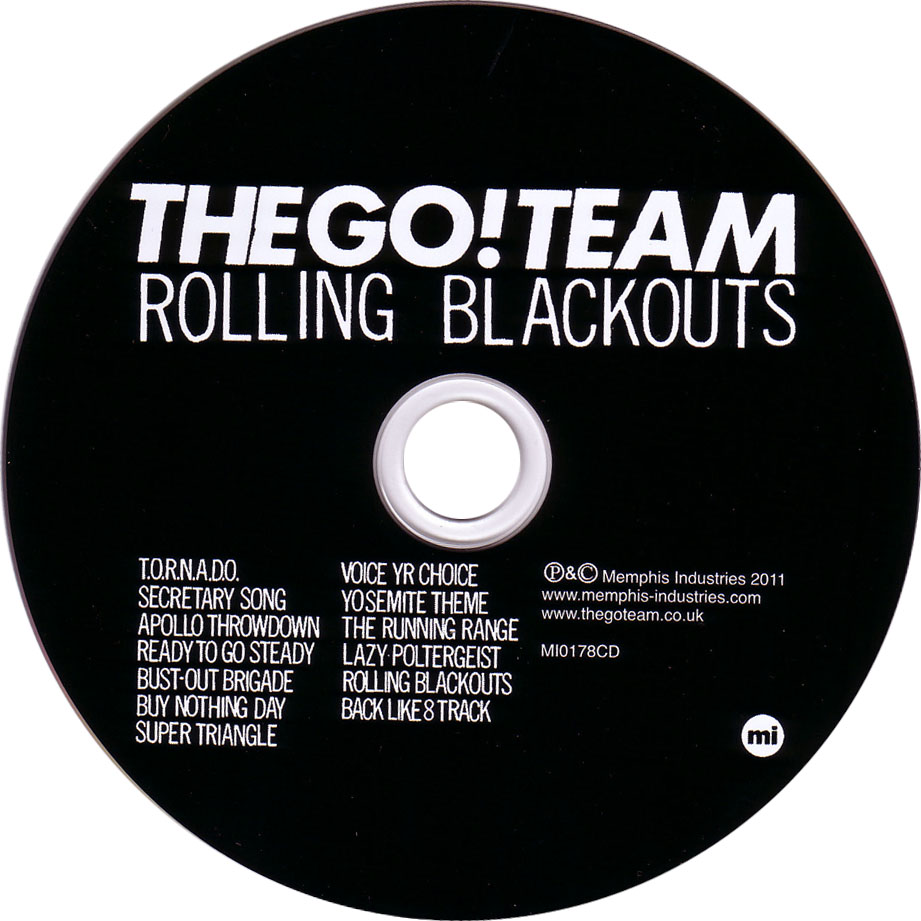 Cartula Cd de The Go! Team - Rolling Blackouts