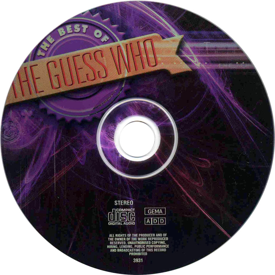 Cartula Cd de The Guess Who - The Best Of The Guess Who (2001)