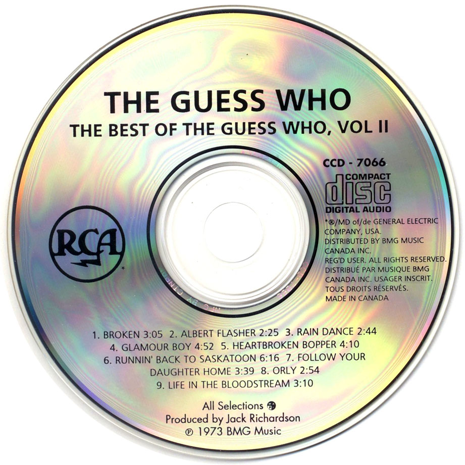 Cartula Cd de The Guess Who - The Best Of The Guess Who Volume II