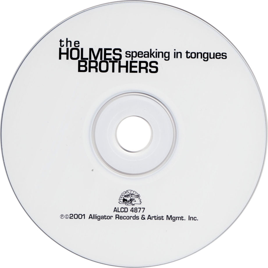 Cartula Cd de The Holmes Brothers - Speaking In Tongues
