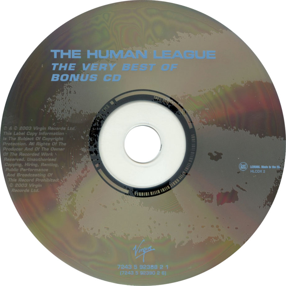 Cartula Cd2 de The Human League - The Very Best Of The Human League