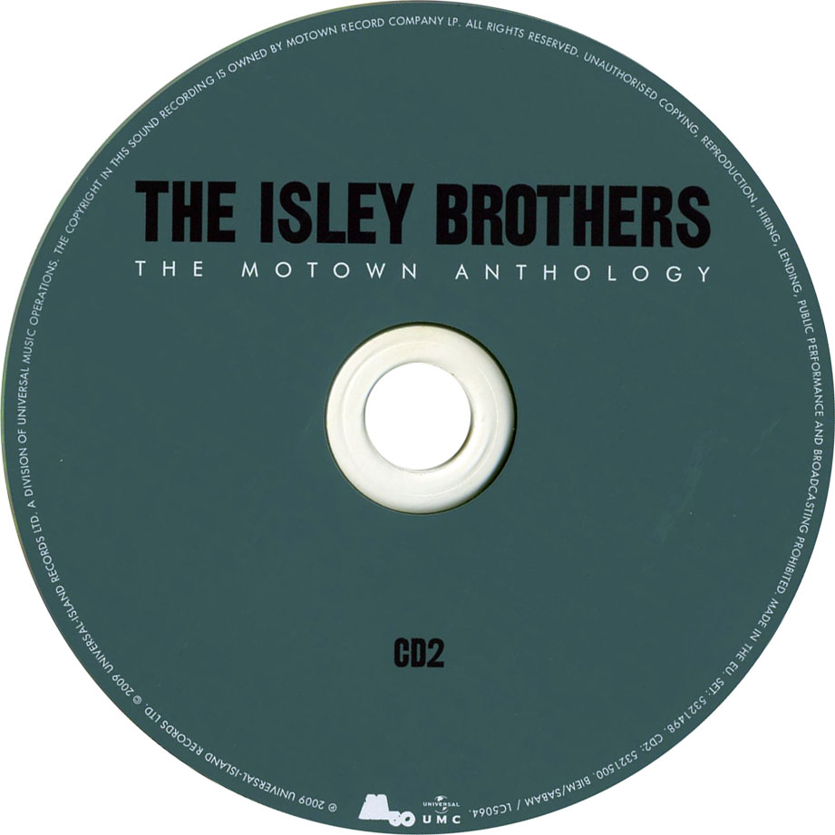 Cartula Cd2 de The Isley Brothers - The Motown Anthology