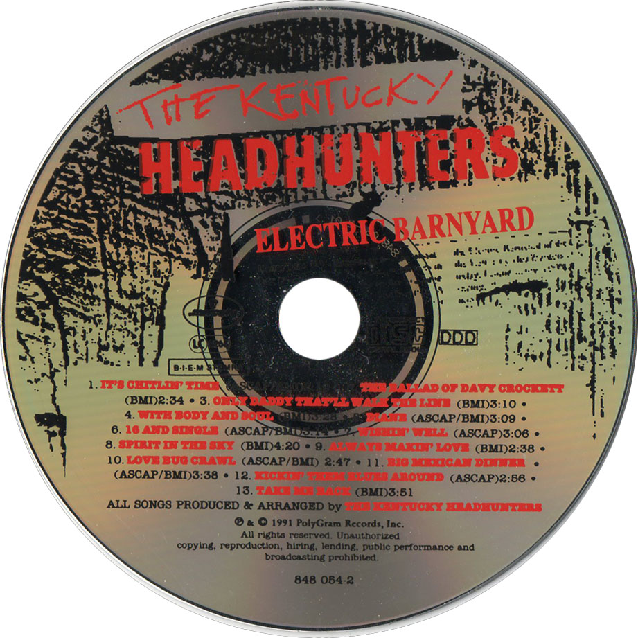 Cartula Cd de The Kentucky Headhunters - Electric Barnyard