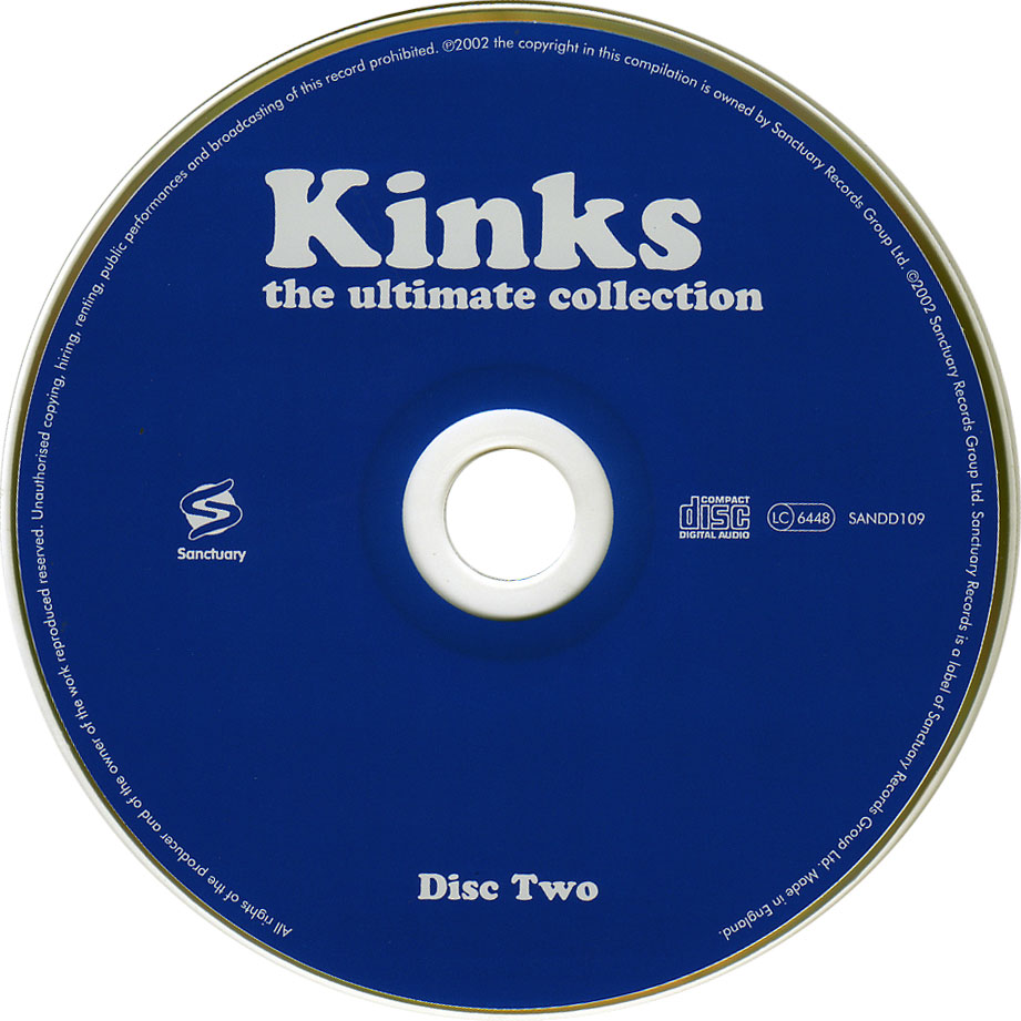 Cartula Cd2 de The Kinks - The Ultimate Collection (2 Cd's)