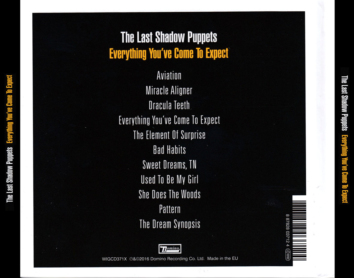 Cartula Trasera de The Last Shadow Puppets - Everything You've Come To Expect