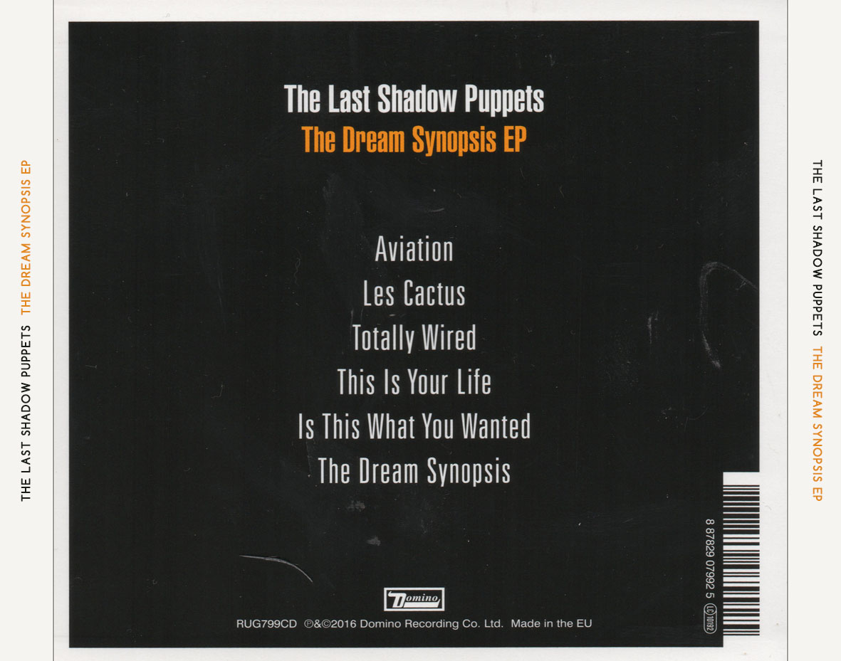 Cartula Trasera de The Last Shadow Puppets - The Dream Synopsis (Ep)