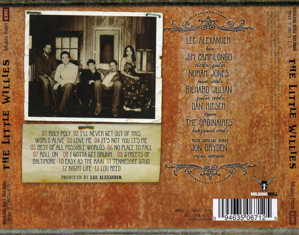 Cartula Trasera de The Little Willies - The Little Willies