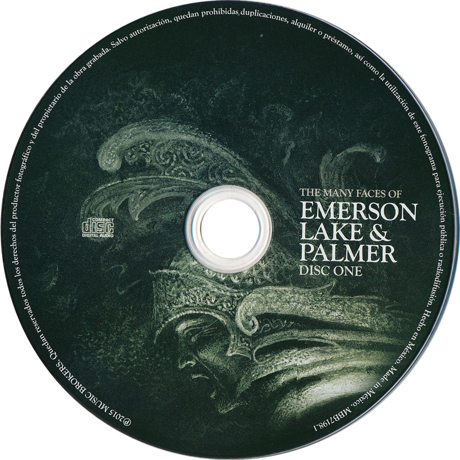 Cartula Cd1 de The Many Faces Of Emerson, Lake & Palmer