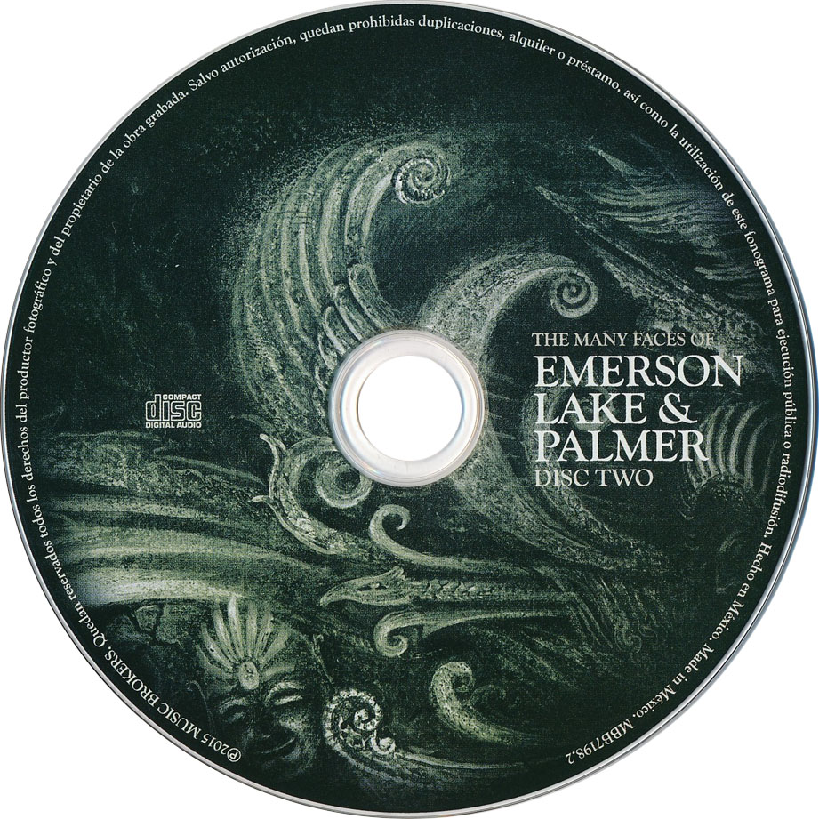 Cartula Cd2 de The Many Faces Of Emerson, Lake & Palmer
