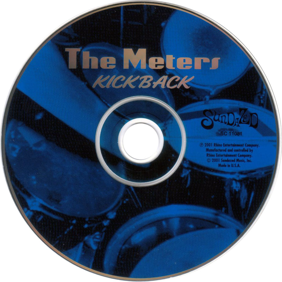 Cartula Cd de The Meters - Kickback