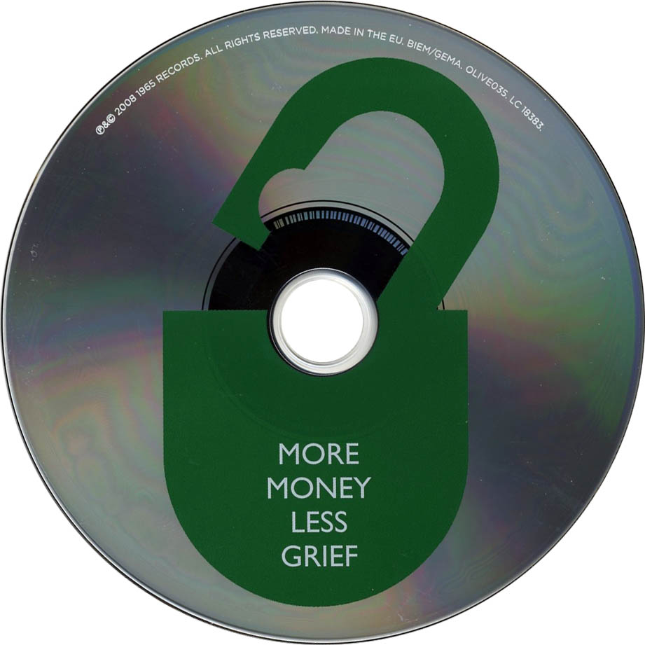 Cartula Cd de The Metros - More Money Less Grief