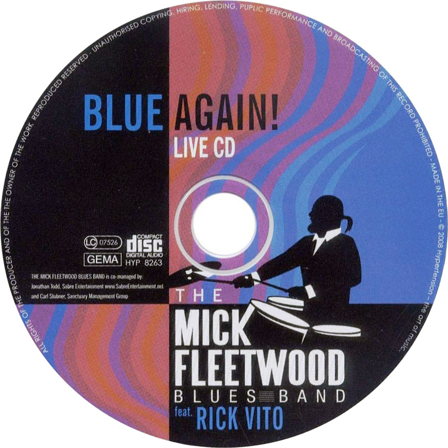 Cartula Cd1 de The Mick Fleetwood Blues Band - Blue Again!