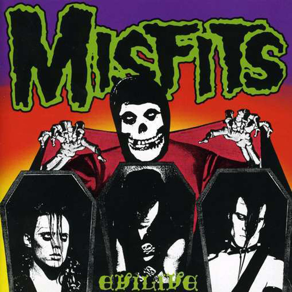Cartula Frontal de The Misfits - Evilive