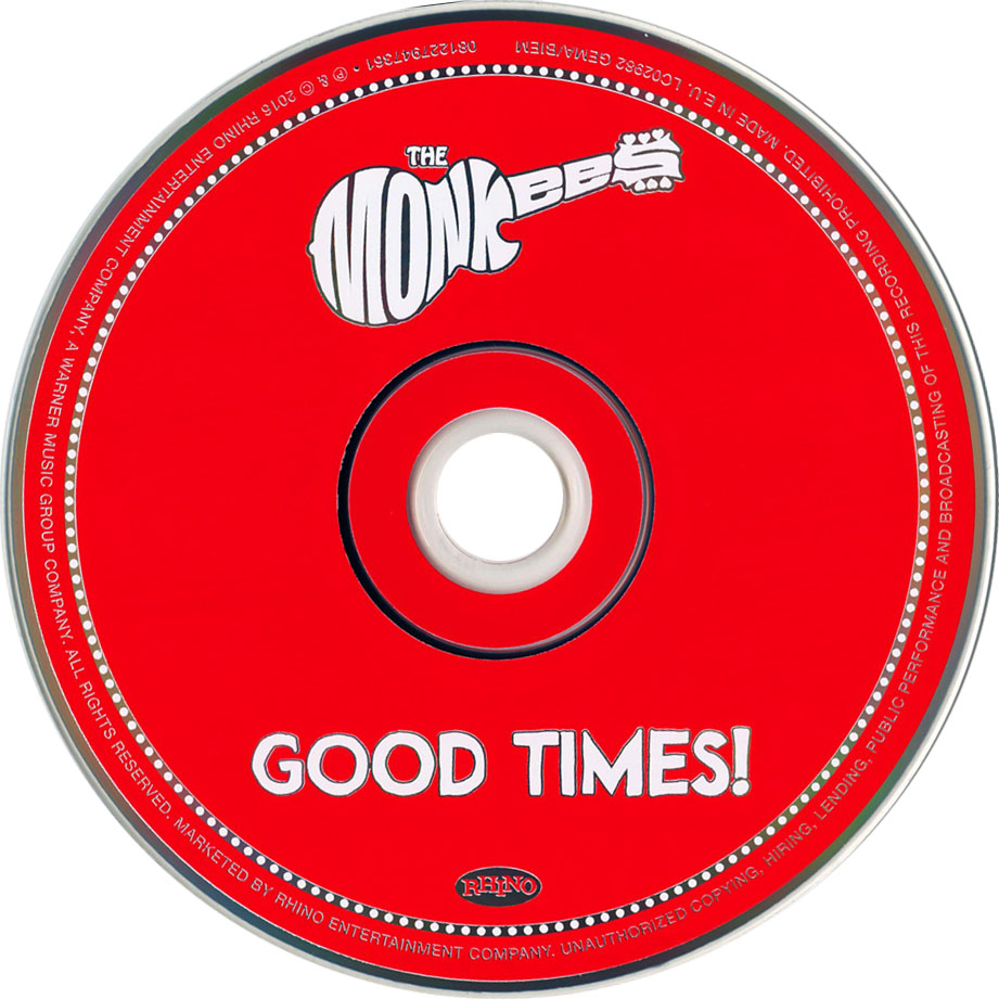 Cartula Cd de The Monkees - Good Times!