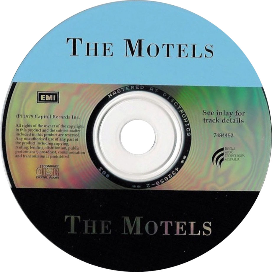 Cartula Cd de The Motels - The Motels