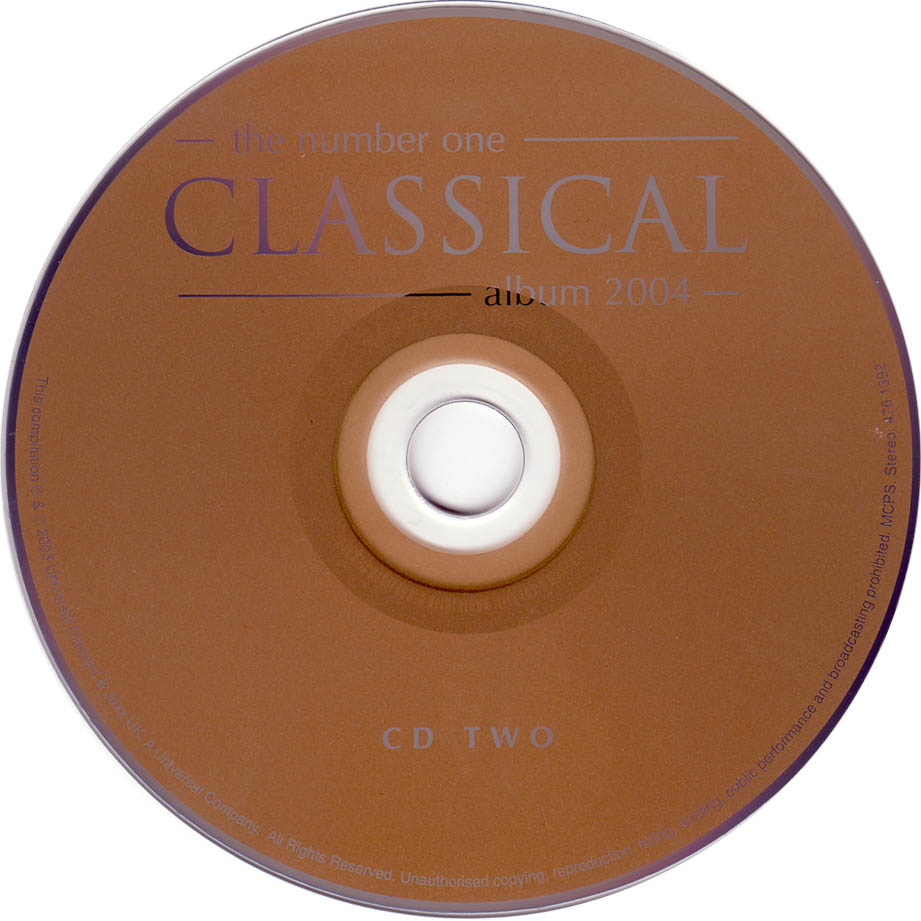 Cartula Cd2 de The Number One Classical Album 2004