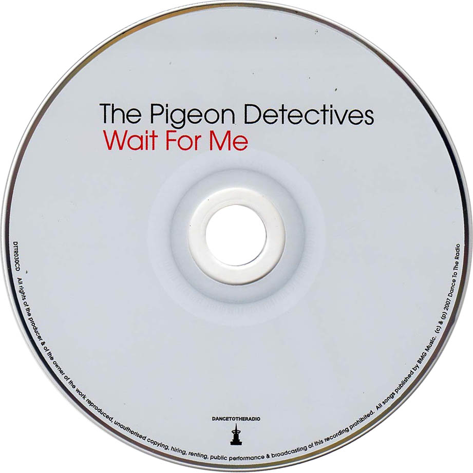 Cartula Cd de The Pigeon Detectives - Wait For Me