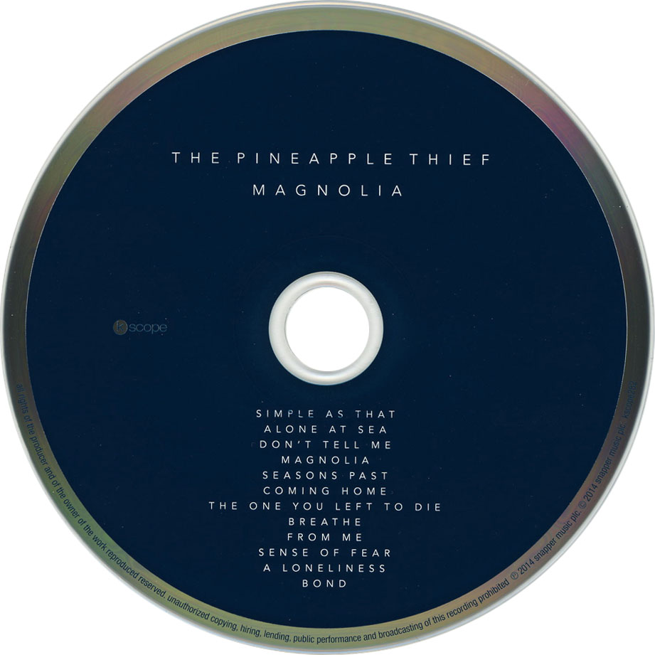 Cartula Cd1 de The Pineapple Thief - Magnolia (Deluxe Edition)
