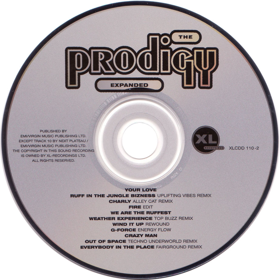 Cartula Cd2 de The Prodigy - Experience (Expanded Edition)