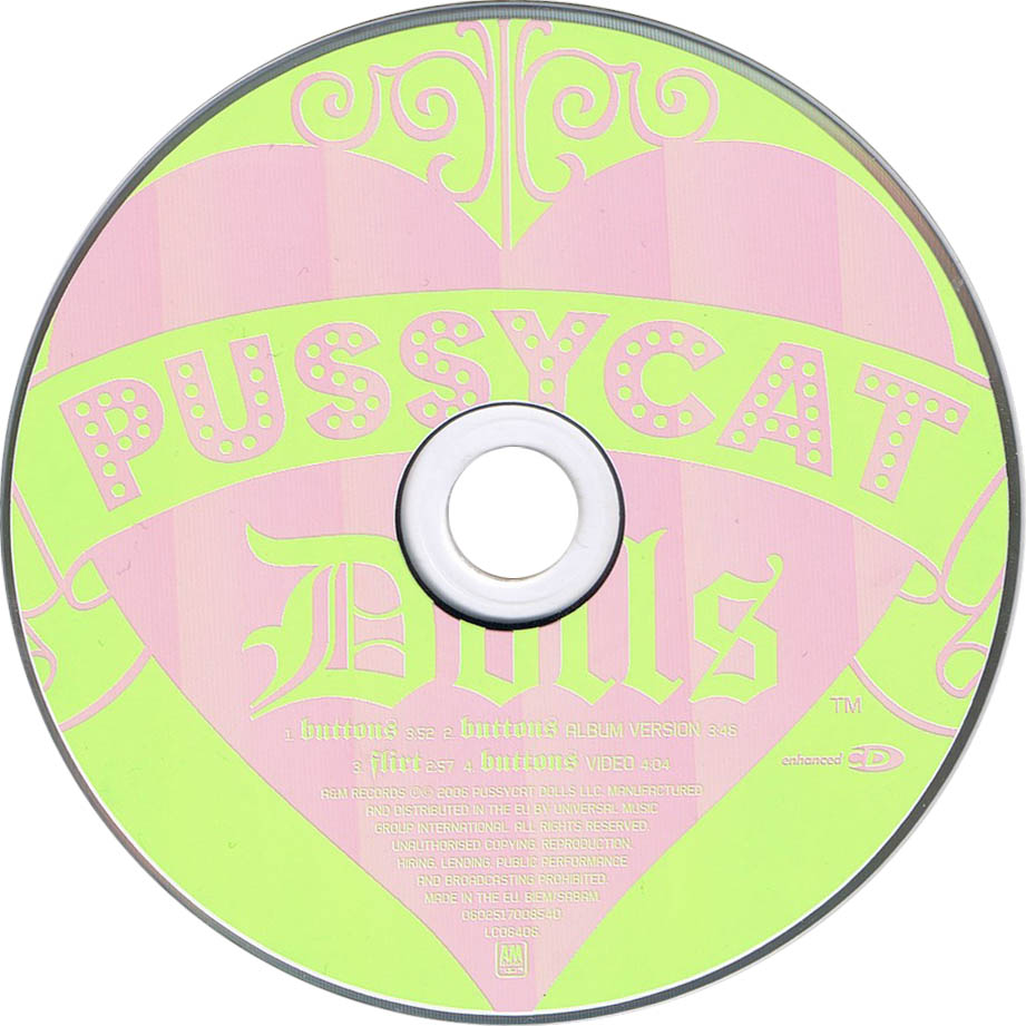 Cartula Cd de The Pussycat Dolls - Buttons (Cd Single)
