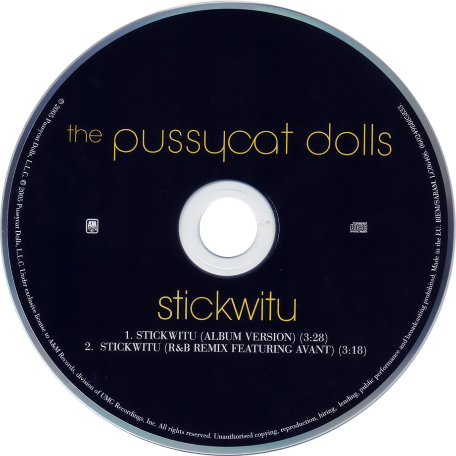 Cartula Cd de The Pussycat Dolls - Stickwitu (Cd Single)
