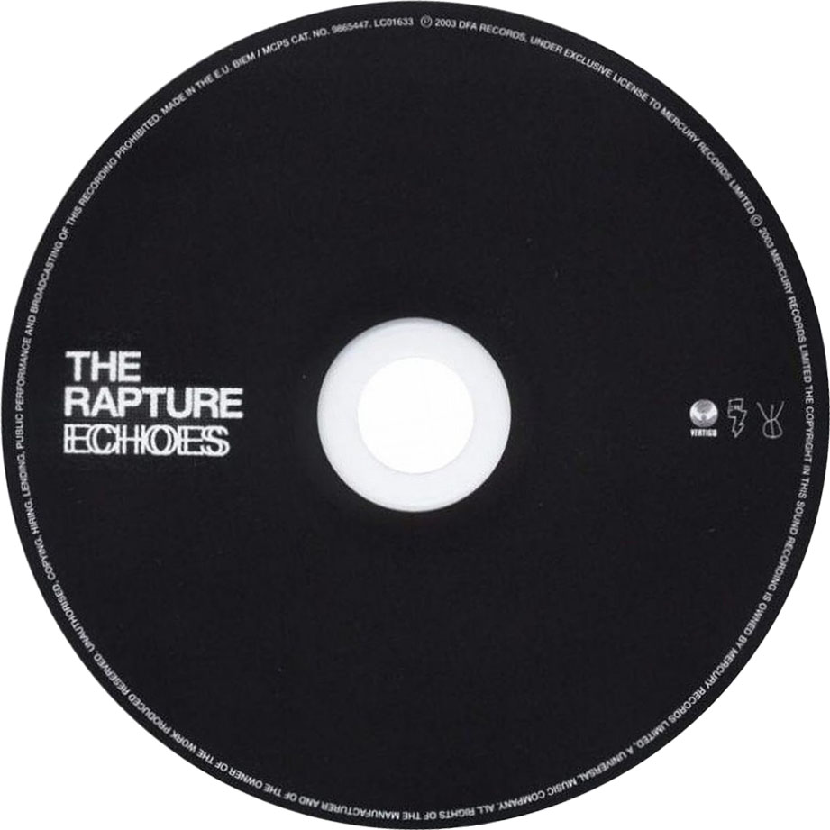 Cartula Cd de The Rapture - Echoes